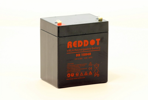 Baterii si acumulatori AGM VRLA de 6-12 V - Acumulator VRLA AGM Reddot 12V 4Ah DD12-4
