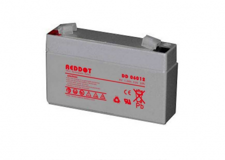 Baterii si acumulatori AGM VRLA de 6-12 V - Acumulator VRLA AGM Reddot 6V 1.2Ah DD6-1.2