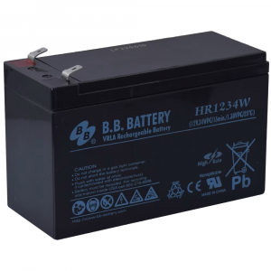 Baterii si acumulatori AGM VRLA de 6-12 V - Acumulator VRLA High Rate B.B. Battery 12V 8.5Ah HR1234W T2