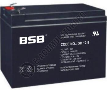 Acumulator VRLA BSB 12 V 9 Ah cod GB12-91