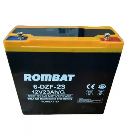 Baterii si acumulatori AGM VRLA de 6-12 V - Acumulator VRLA Ciclic AGM 12V 23Ah(2hr) 6-DZF-23 / 6-DZM-23 pentru biciclete electrice