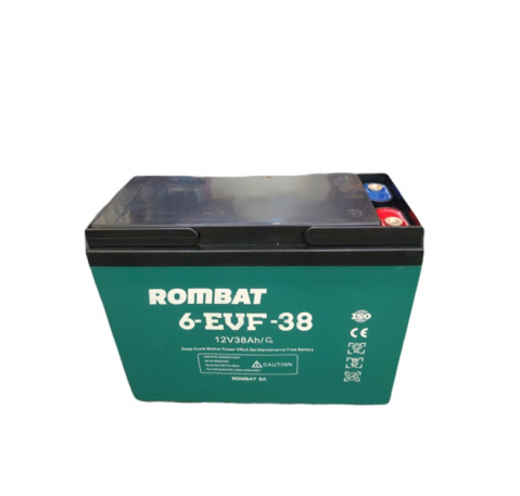 Baterii si acumulatori AGM VRLA de 6-12 V - Acumulator VRLA Ciclic AGM 12V 38Ah(3hr) 6-EVF-38 pentru biciclete electrice