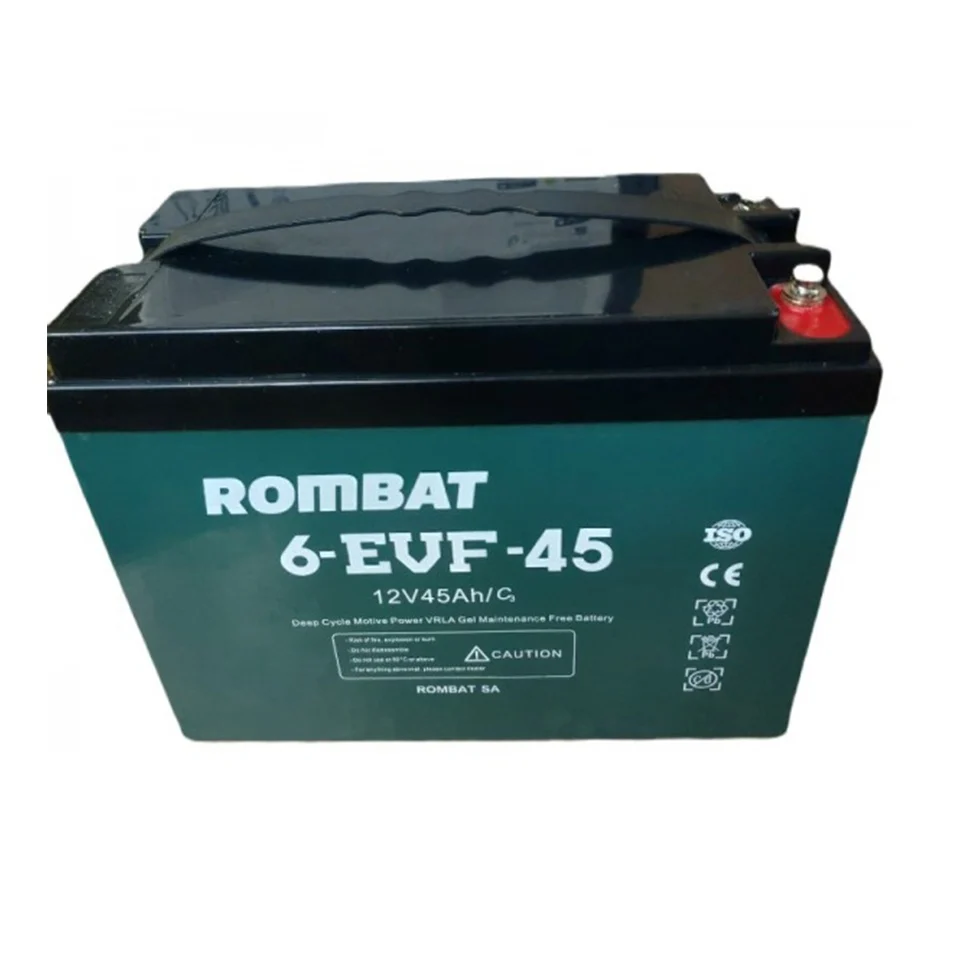 Baterii si acumulatori AGM VRLA de 6-12 V - Acumulator VRLA Ciclic AGM 12V 45Ah(3hr) 6-EVF-45 pentru biciclete electrice