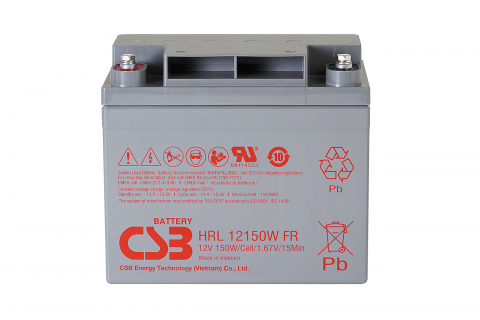 Baterii si acumulatori AGM VRLA de 6-12 V - Acumulator VRLA CSB HighRate LongLife 12V 36Ah HRL12150WFR