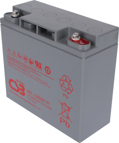 Baterii si acumulatori AGM VRLA de 6-12 V - Acumulator VRLA CSB HighRate LongLife 12V 20Ah HRL1280WFR