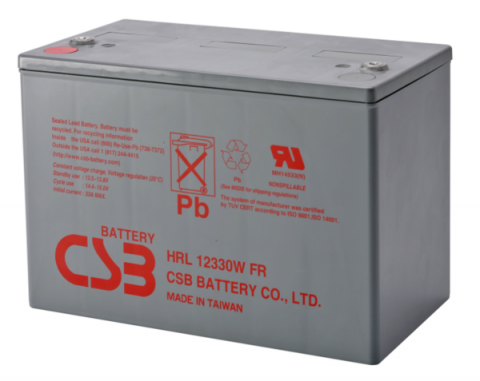 Baterii si acumulatori AGM VRLA de 6-12 V - Acumulator VRLA CSB HighRate LongLife 12V 101Ah HRL12330WFR