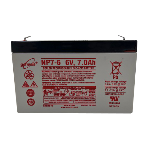 Baterii si acumulatori AGM VRLA de 6-12 V - Acumulator VRLA Genesis 6V, 7Ah NP7-6 Genesis