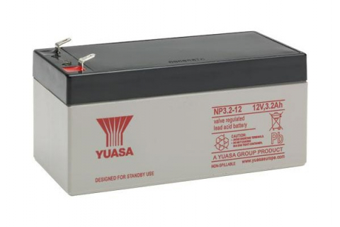 Baterii si acumulatori AGM VRLA de 6-12 V - Acumulator VRLA Yuasa 12V, 3.2Ah NP3.2-12
