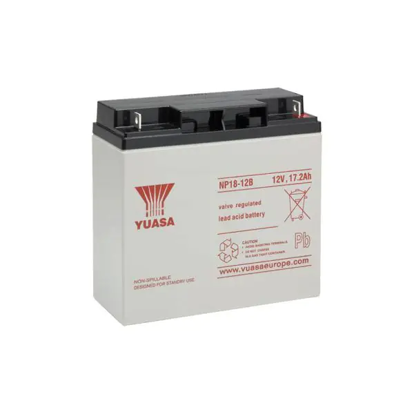 Baterii si acumulatori AGM VRLA de 6-12 V - Acumulator VRLA Yuasa 12V, 17.2Ah NP18-12B