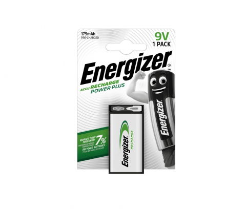 Acumulatori, Baterii si Incarcatoare Uzuale - Acumulatori Energizer Power Plus 8.4V 9V-HR22 175 mAh bl 1 buc