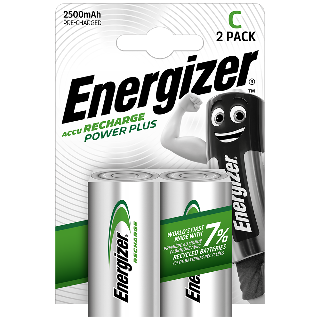 Acumulatori, Baterii si Incarcatoare Uzuale - Acumulatori Energizer Power Plus C HR14 2500 mAh bl 2 buc