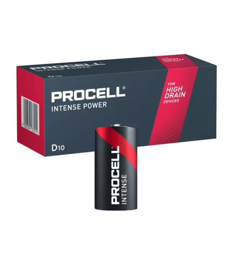Acumulatori, Baterii si Incarcatoare Uzuale - Baterie alcalina Duracell Procell Intense MX1300 D R20 bulk