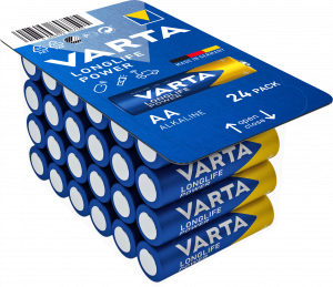 Baterie alcalina Varta Longlife Power AA blister 24 bucati1