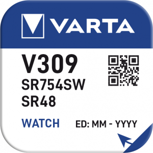 Baterie ceas Varta Silver Oxide V 309 SR754W blister 1 buc1