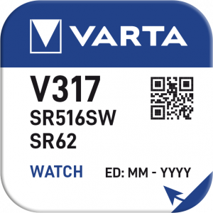 Baterie ceas Varta Silver Oxide V 317 SR516SW blister 1 buc1