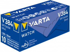 Baterie ceas Varta Silver Oxide V 384 SR41SW blister 1 buc2