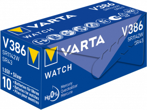 Baterie ceas Varta Silver Oxide V 386 SR43SW blister 1 buc2
