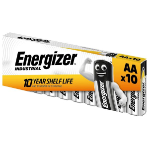 Acumulatori, Baterii si Incarcatoare Uzuale - Baterie Energizer Industrial LR6 AA 10 Pack