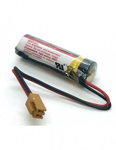 Baterii Industriale - Baterie litiu EVE ER14505MX AA 3,6V cu fire si mufa echivalent 14500