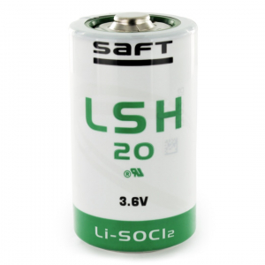 Baterie litiu Saft LSH20, D, R20 3,6V 33600 LSH20PR cu fire [1]