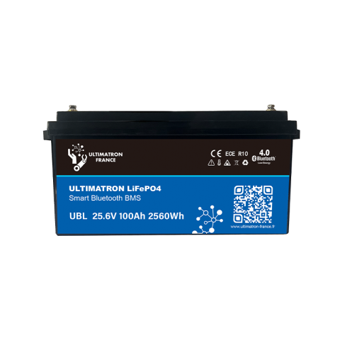 Marine & Caravan - Baterie litiu Ultimatron LiFePO4 25.6V 100Ah cu BMS inteligent și Bluetooth UBL-24-100-PRO