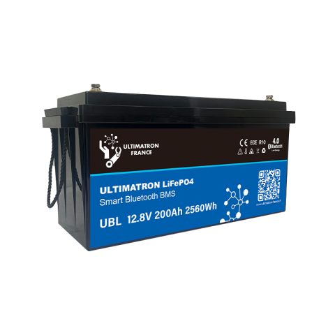 Baterie litiu Ultimatron LiFePO4 12.8V 200Ah PRO cu BMS inteligent și Bluetooth UBL-12-200-PRO [8]