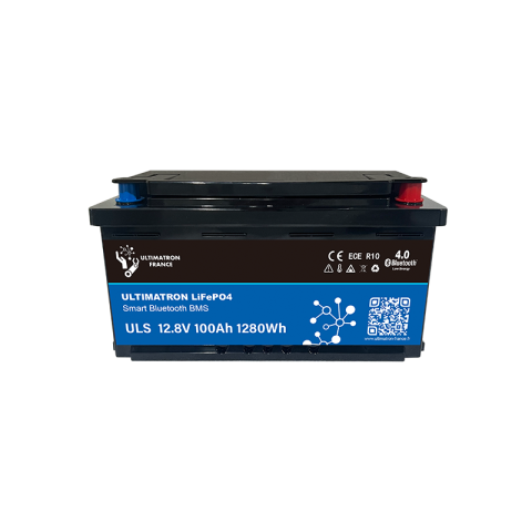 Marine & Caravan - Baterie litiu Ultimatron LiFePO4 12.8V 100Ah cu BMS inteligent și Bluetooth – Motorhome Underseat ULS-12-100