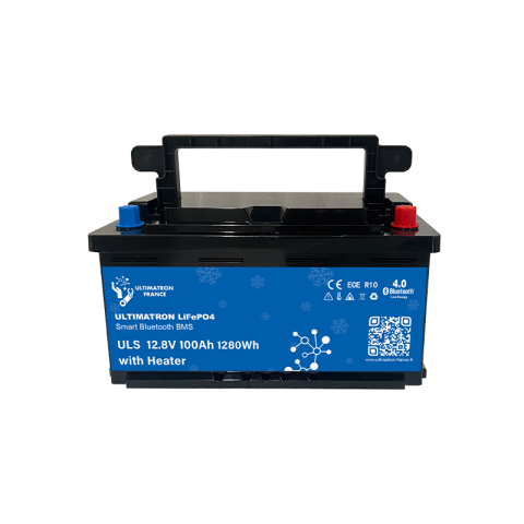 Baterie litiu Ultimatron LiFePO4 12.8V 100Ah cu BMS inteligent, Bluetooth și Încălzire – Motorhome Underseat ULS-12-100H [1]