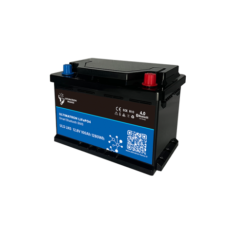 Baterie litiu Ultimatron LiFePO4 12.8V 100Ah LN3 cu BMS inteligent și Bluetooth – Motorhome Underseat ULS-12-100-LN3 [5]