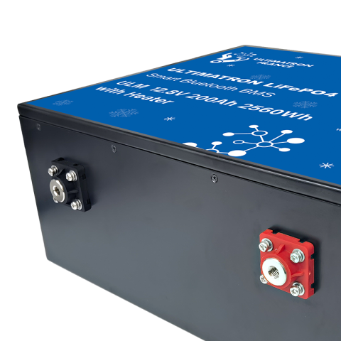 Baterie litiu Ultimatron LiFePO4 12.8V 200Ah cu BMS, Bluetooth și Încălzire – Motorhome Underseat Fiat Ducato ULM-12-200H [4]