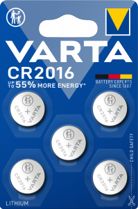Baterie Litiu Varta CR 2016 3V blister 5 buc0