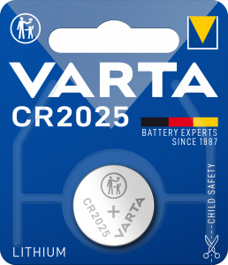 Baterie Litiu Varta CR 2025 3V blister 1 buc0