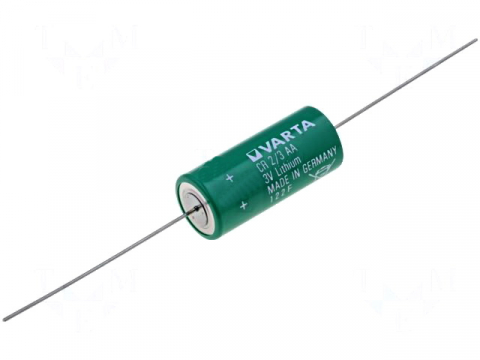 Baterii Industriale - Baterie litiu Varta CR2/3AA 3 V 1350 mah cu terminale axiale CR2/3AA-CD