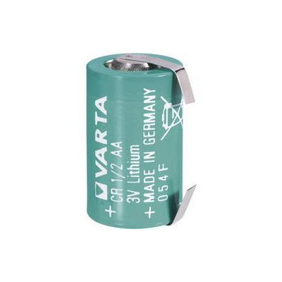 Baterii Industriale - Baterie litiu Varta CR1/2AA 3V 950mAh cu lamele CR1/2AAST