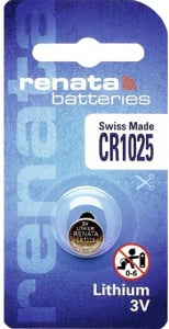 Baterii - Baterie RENATA Lithium CR1025 BL1