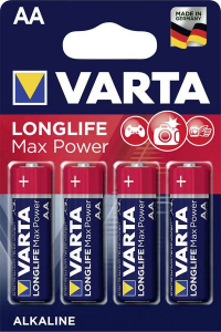 Baterie alcalina Varta Longlife Max Power AA blister 4 bucati0