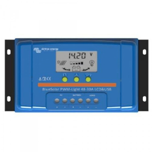 Controlere solare - Incarcator solar Victron Energy BlueSolar PWM-LCD&USB 48V-30A