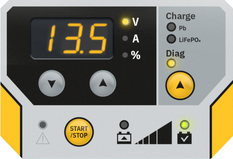 BSU DIAG-BATIUM 100.12 FV – Statie de alimentare si incarcare baterii 12V, 100A, GYS [1]