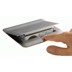 Caseta tip pop-up 4 module Aluminiu Mat Legrand 0540111