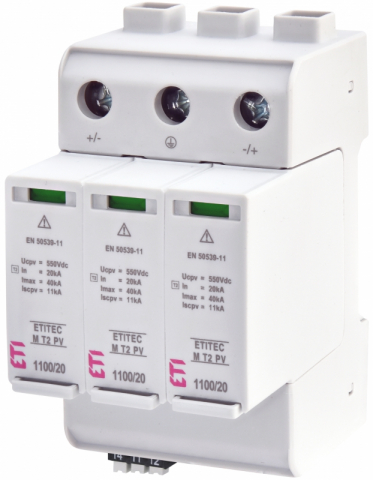 Accesorii - Descarcator ETI ETITEC M T2 PV 1100/20 Y RC