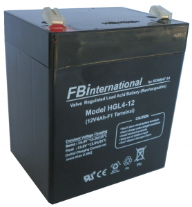 Baterii si acumulatori AGM VRLA de 6-12 V - Acumulator VRLA FB International 12V 4Ah HGL4-12