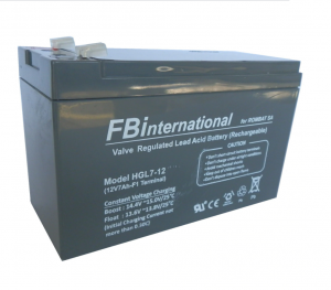 Baterii si acumulatori AGM VRLA de 6-12 V - Acumulator VRLA FB International 12V 7 Ah HGL12-7 F2