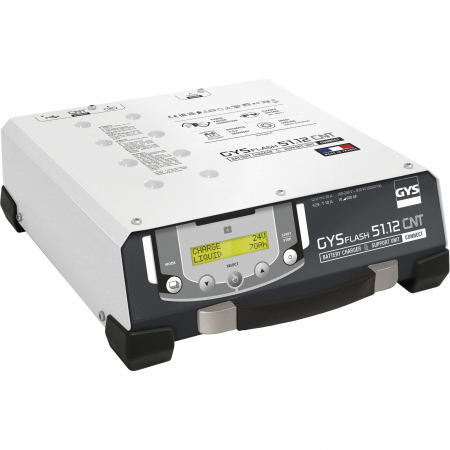 Acumulatori VRLA AGM/GEL / Tractiune / LiFePo4 - Incarcator Gysflash 51.12 CNT FV (cabluri 2.5m)
