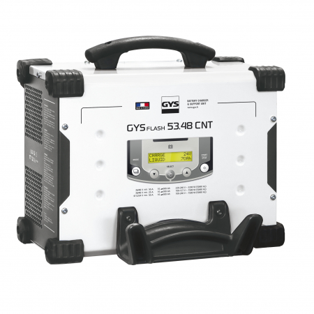 Acumulatori VRLA AGM/GEL / Tractiune / LiFePo4 - Incarcator Gysflash 53.48 CNT FV (cabluri 5m)