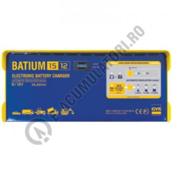 Incarcator si redresor PROFESIONAL cu MICROPROCESOR 6/12V GYS BATIUM 15-122