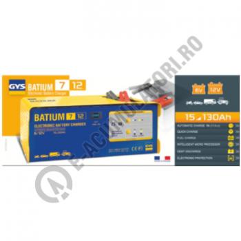 Incarcator si redresor PROFESIONAL cu MICROPROCESOR 6/12V GYS BATIUM 7-12 / 0244961