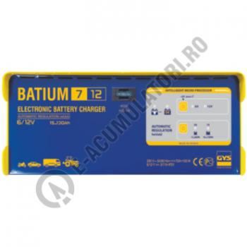 Incarcator si redresor PROFESIONAL cu MICROPROCESOR 6/12V GYS BATIUM 7-12 / 0244962