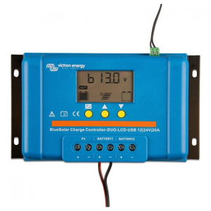 Controlere solare - Incarcator solar Victron Energy BlueSolar PWM DUO-LCD&USB 12/24V-20A