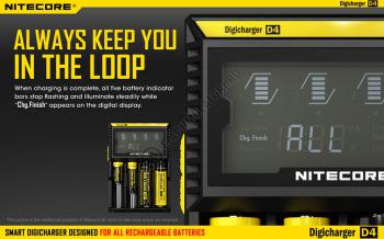 Incarcator Universal Inteligent NITECORE Digicharger D4 cu adaptor auto [8]