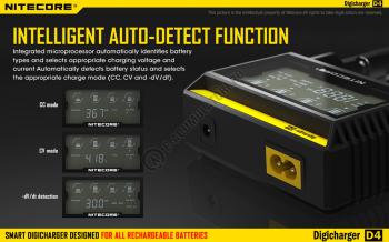 Incarcator Universal Inteligent NITECORE Digicharger D4 cu adaptor auto [3]